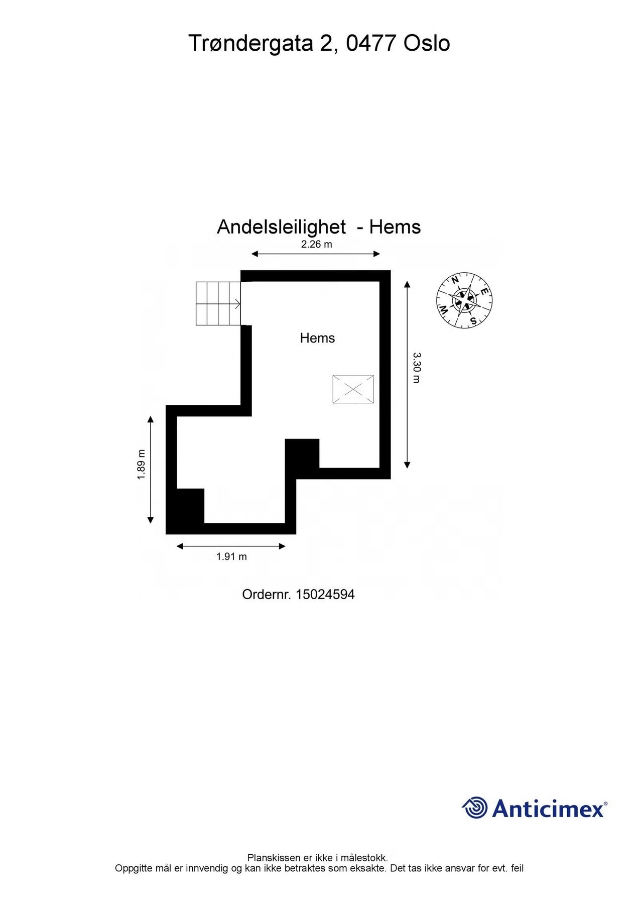 Plantegning hems Galleribilde
