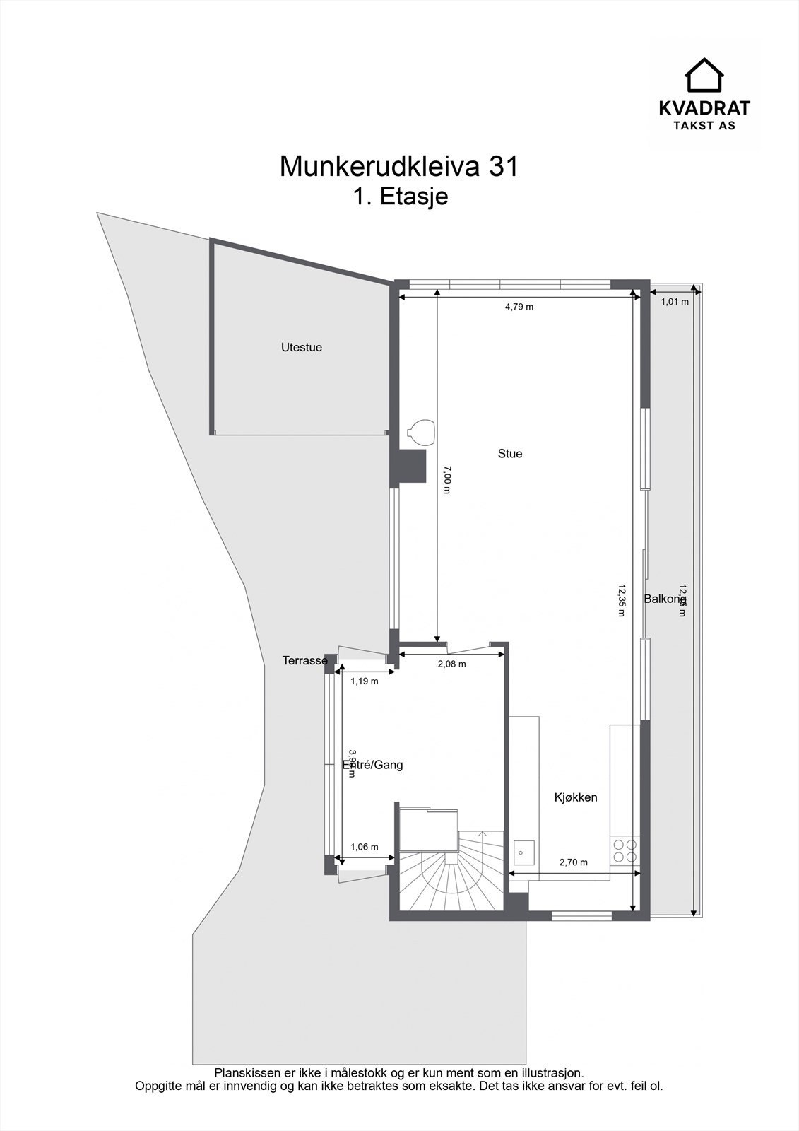Plantegning - 1. etasje Galleribilde