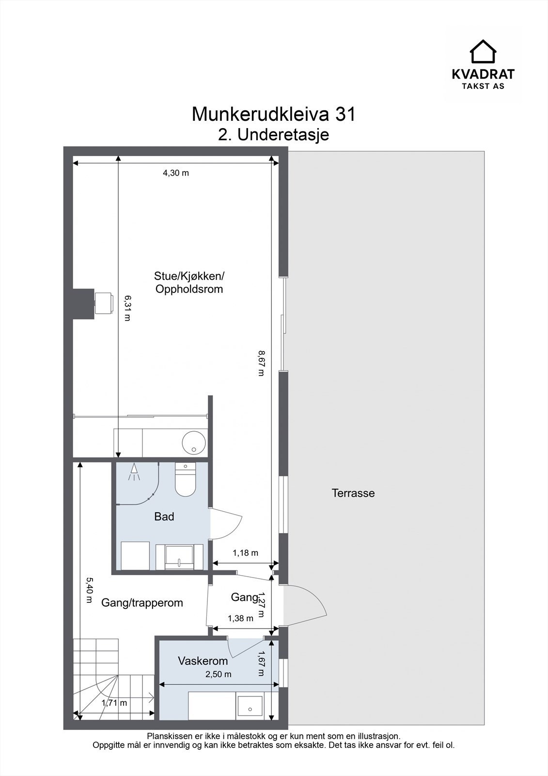 Plantegning - 2. underetasje Galleribilde