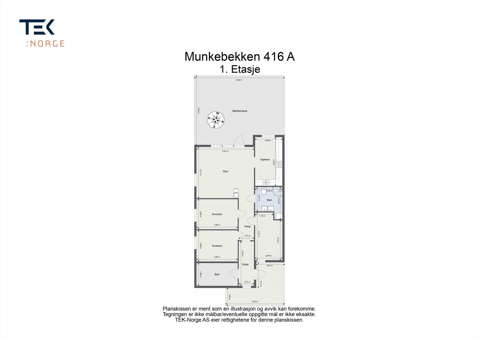 Plantegning Galleribilde