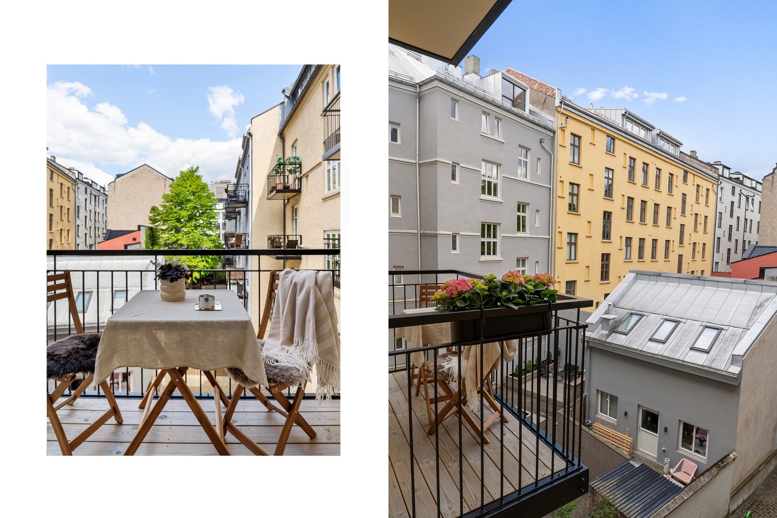 Fra soverommet har du direkte utgang til balkongen på over 2 kvm. Galleribilde