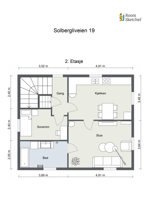 Plantegning. Galleribilde