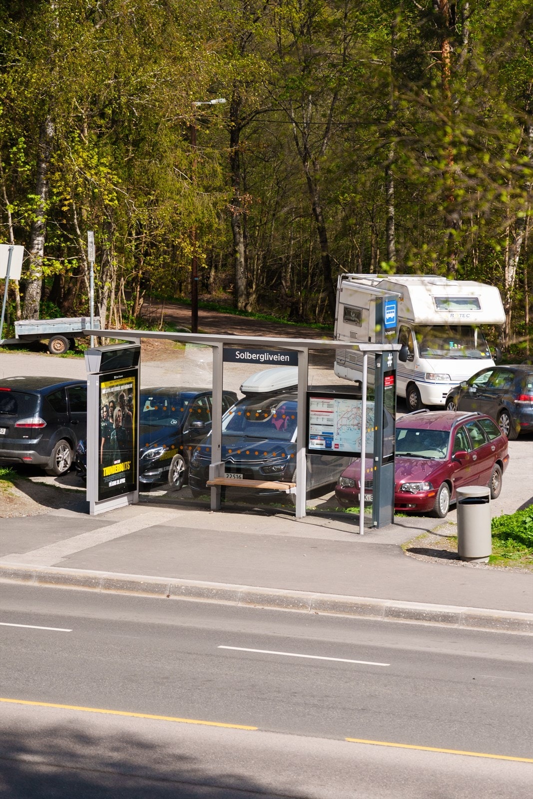 Busstopp Solbergliveien Galleribilde