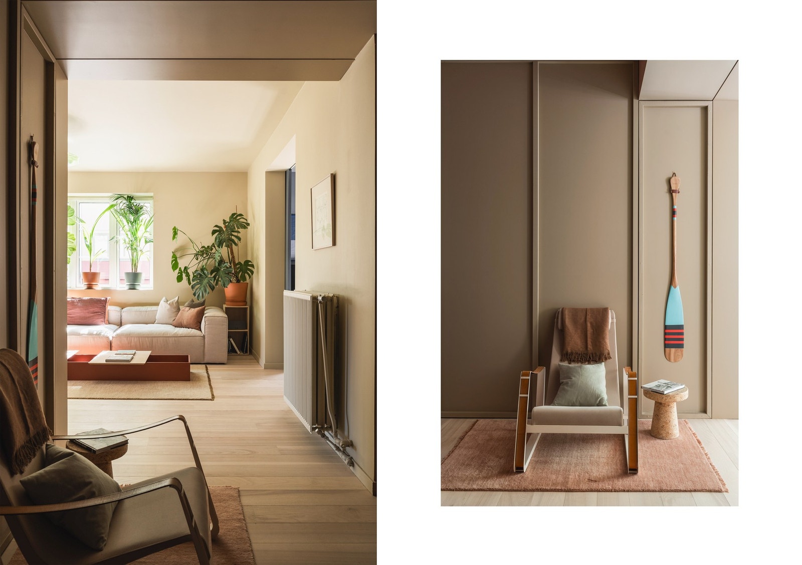 Leiligheten varmes opp med radiatorer tilknyttet fjernvarmeanlegg. Galleribilde