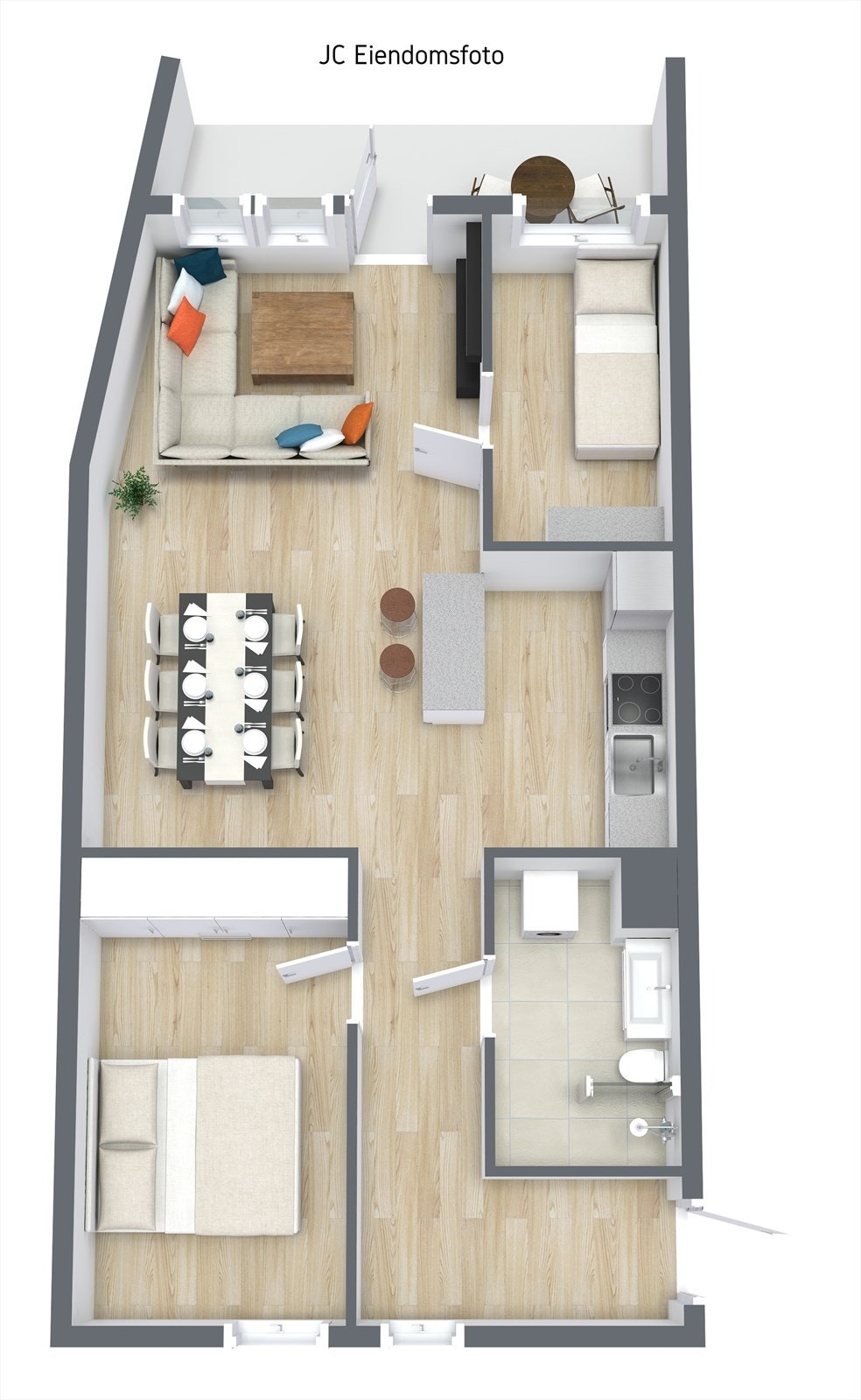 Plantegning - 3D Galleribilde
