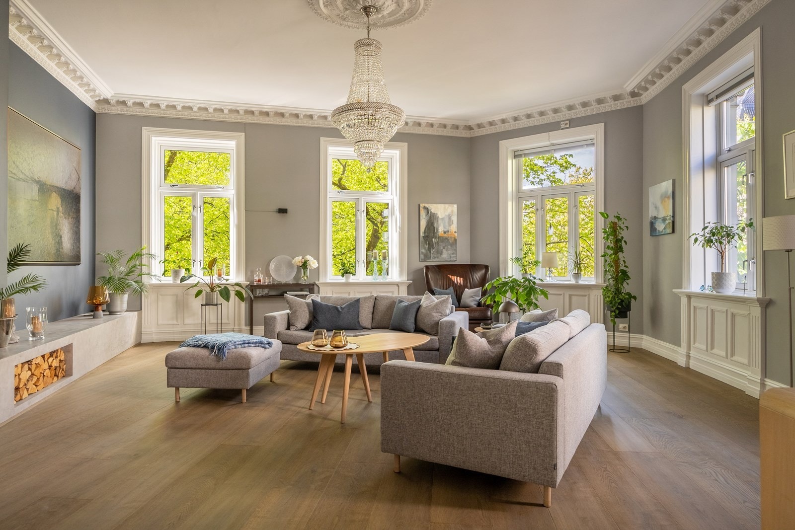 Velkommen til Bygdøy allé 28B, presentert av Thomas Ringsvold ved Nordvik Bygdøy Allè. Foto: Daniel Bergsagel Galleribilde