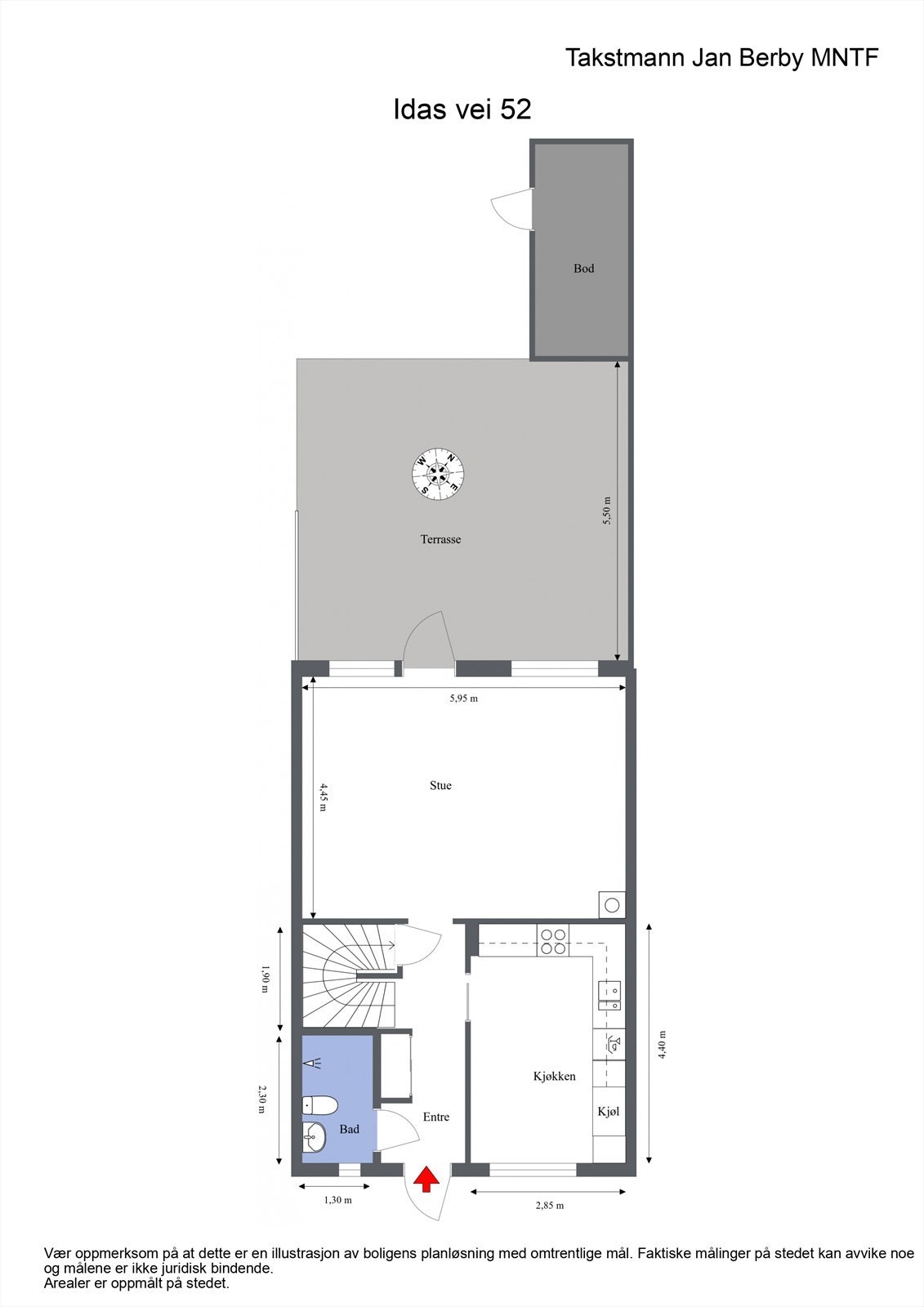 Plantegning 1. etasje. Galleribilde