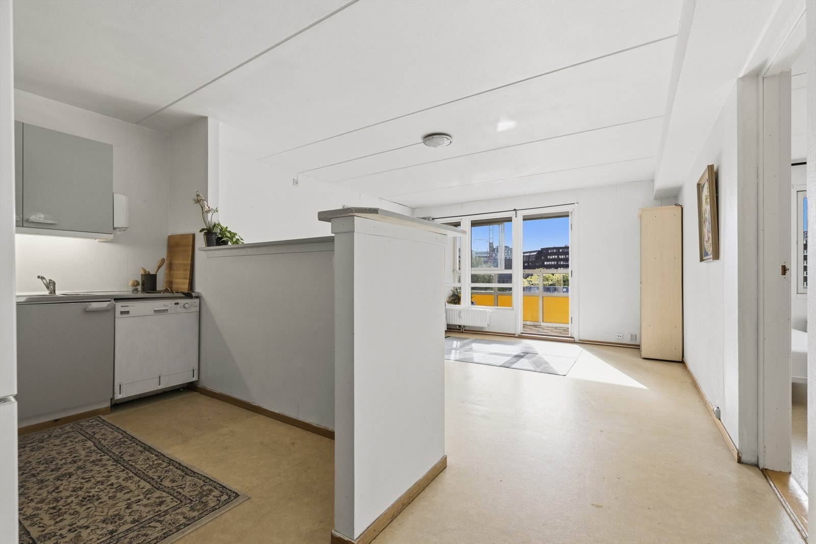 Åpen stue- kjøkkenløsning. Galleribilde