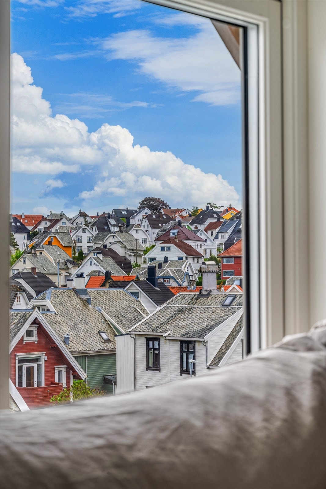Utsikt fra soverom 2 på loftet Galleribilde