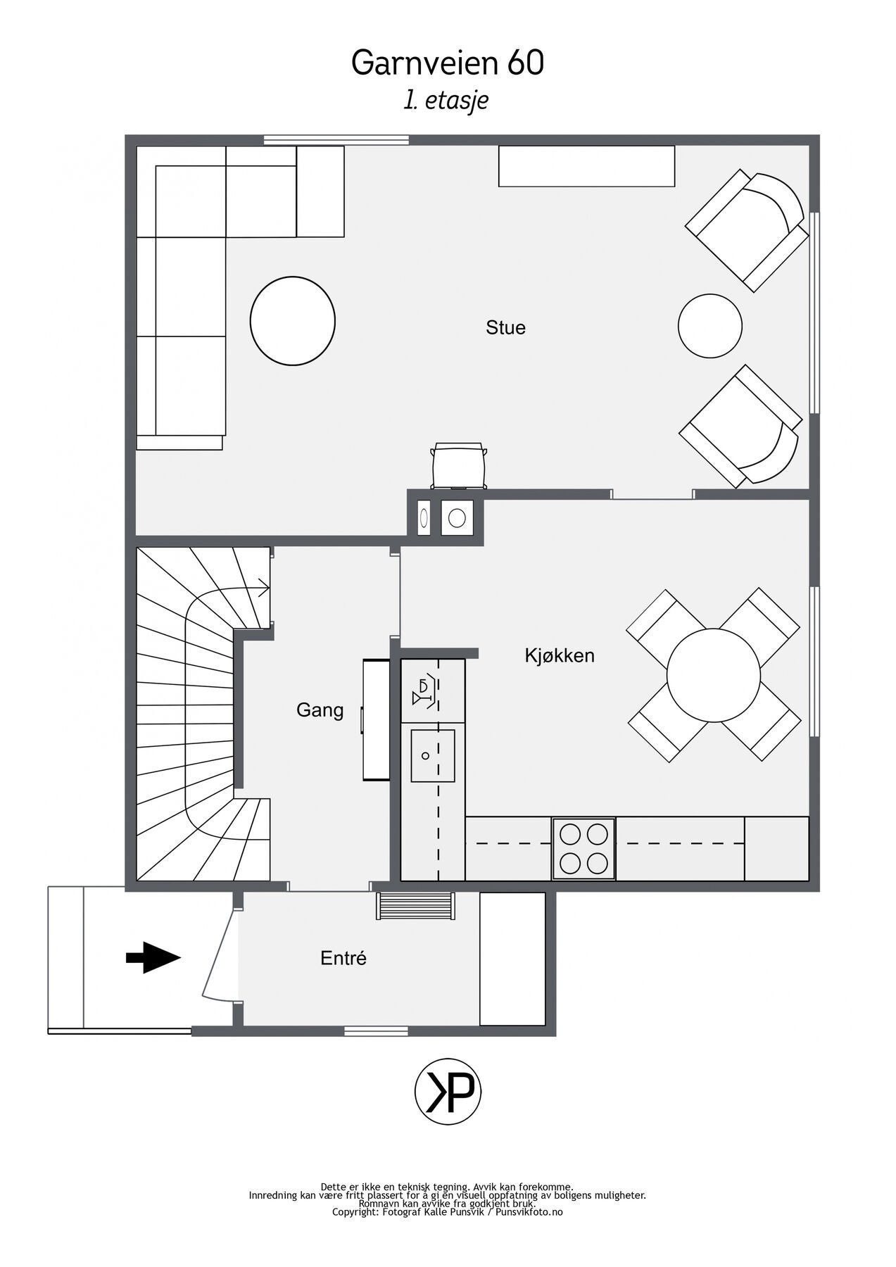 Plantegning Galleribilde