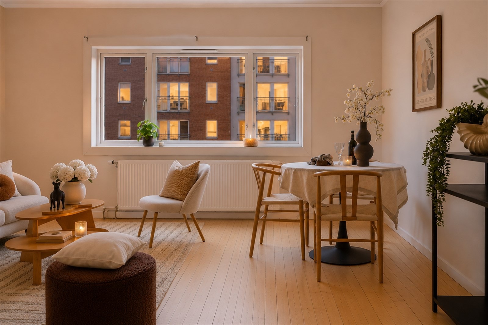 Kveldsstemning generert av KI. Galleribilde