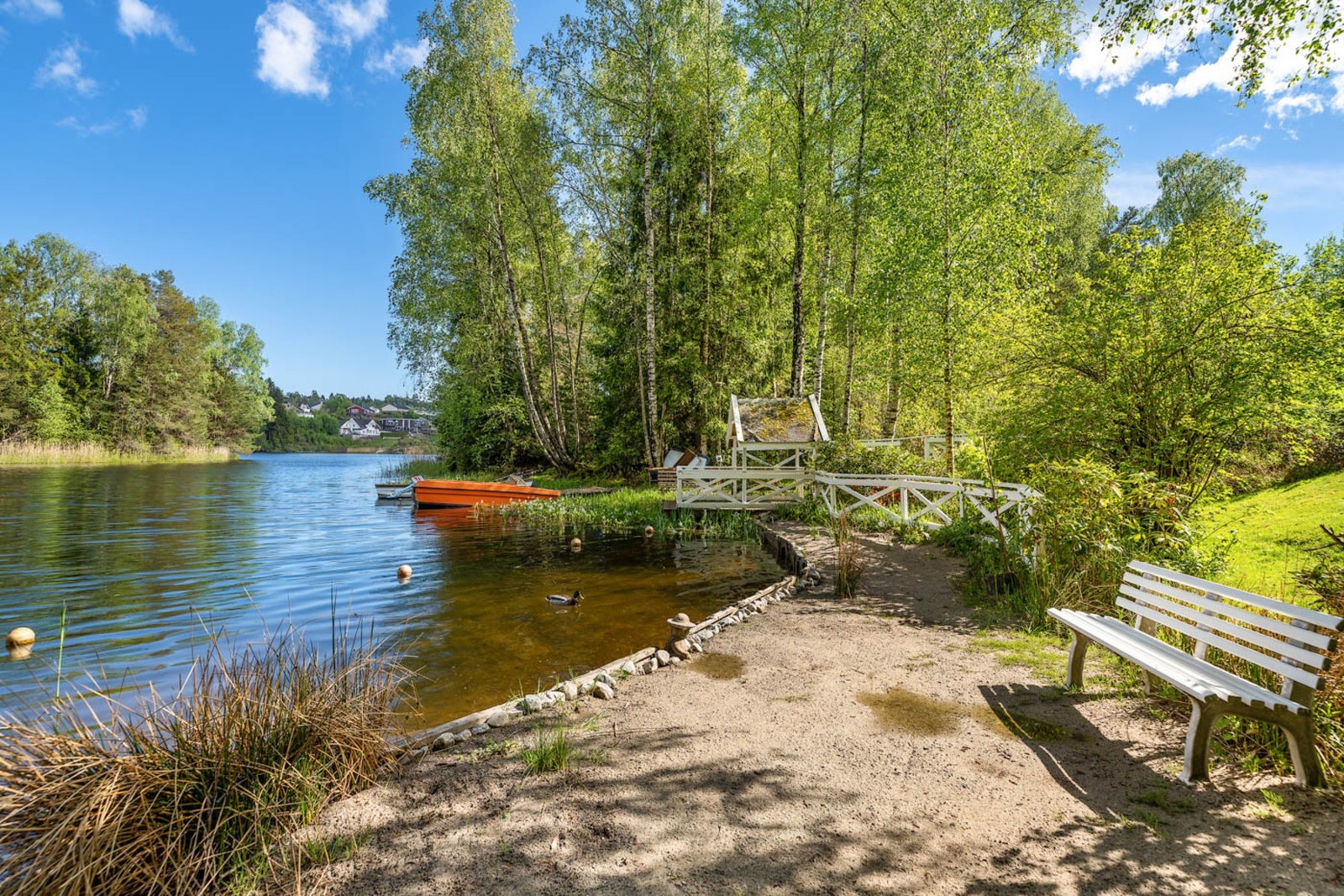 Stor og usjenert tomt med egen strandlinje og fantastiske muligheter for hele familien. Galleribilde
