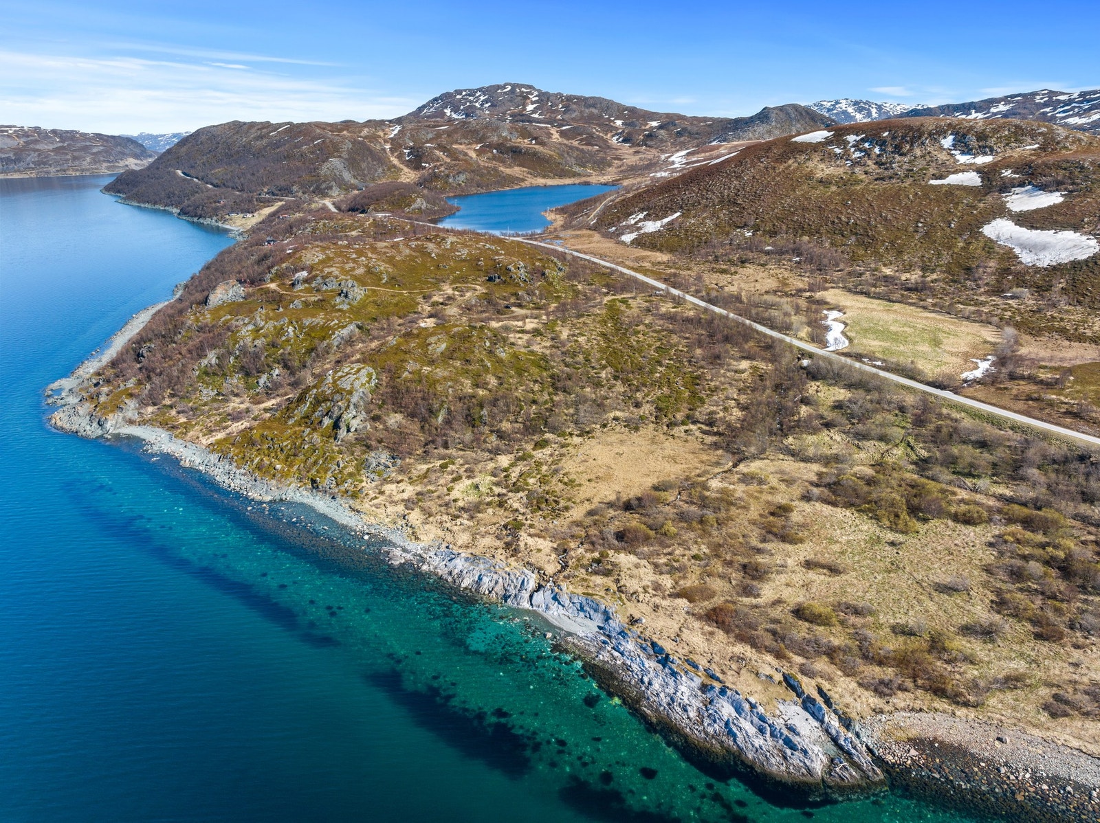Terrenget er lett kupert og gir flere mulige plasseringer for fremtidig bebyggelse. Galleribilde