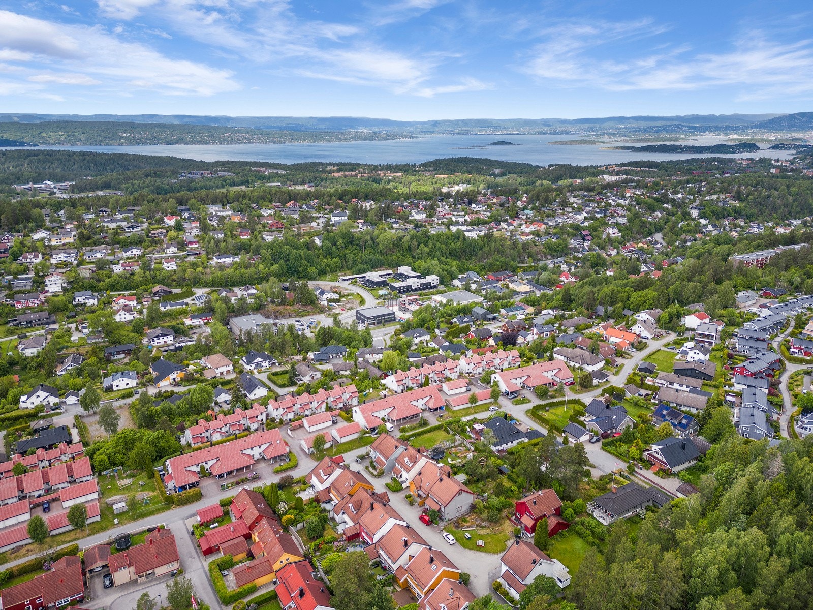 Området byr på en rekke servicetilbud som skoler, barnehager, butikker og offentlig kommunikasjon. Galleribilde