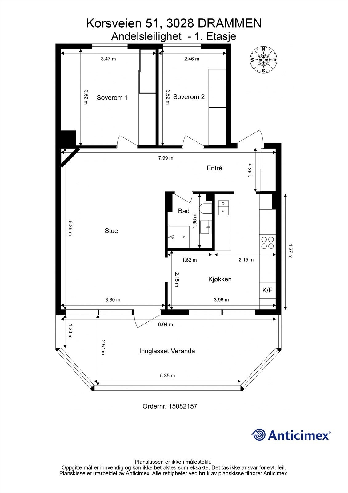 Plantegning - 1. etasje Galleribilde