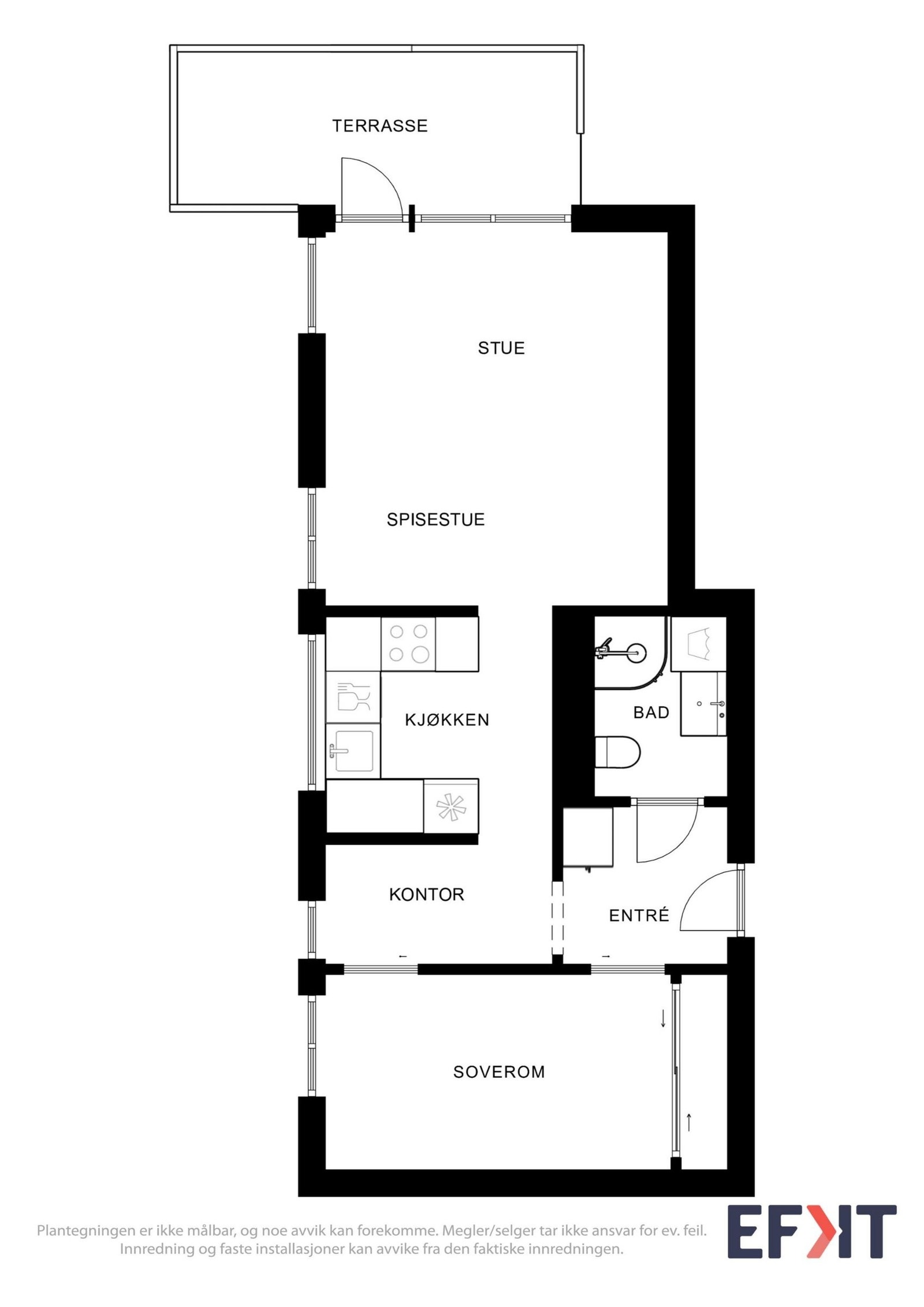 Plantegning Galleribilde