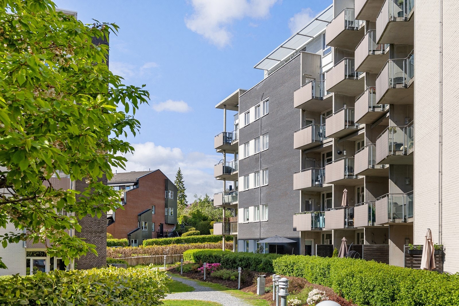 Nydalen Kvarter Sameie består av 384 boligseksjoner. Galleribilde