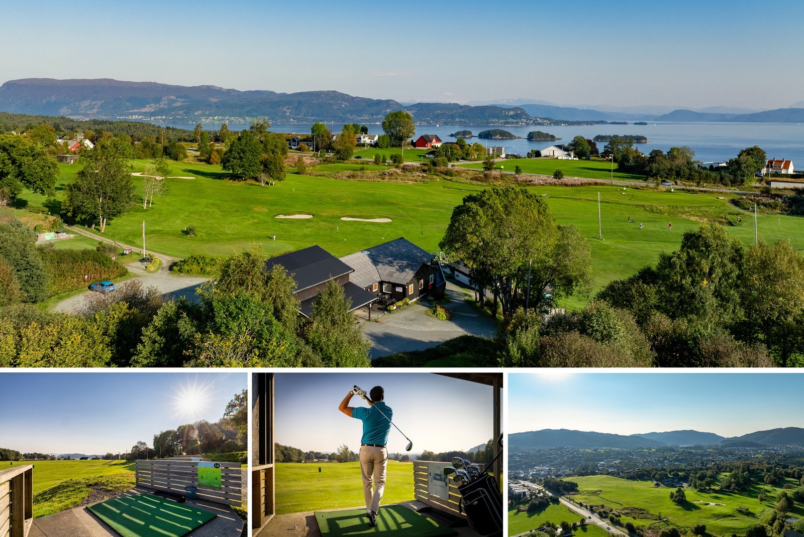 Bjørnafjorden Golfklubb i gangavstand fra boligen Galleribilde