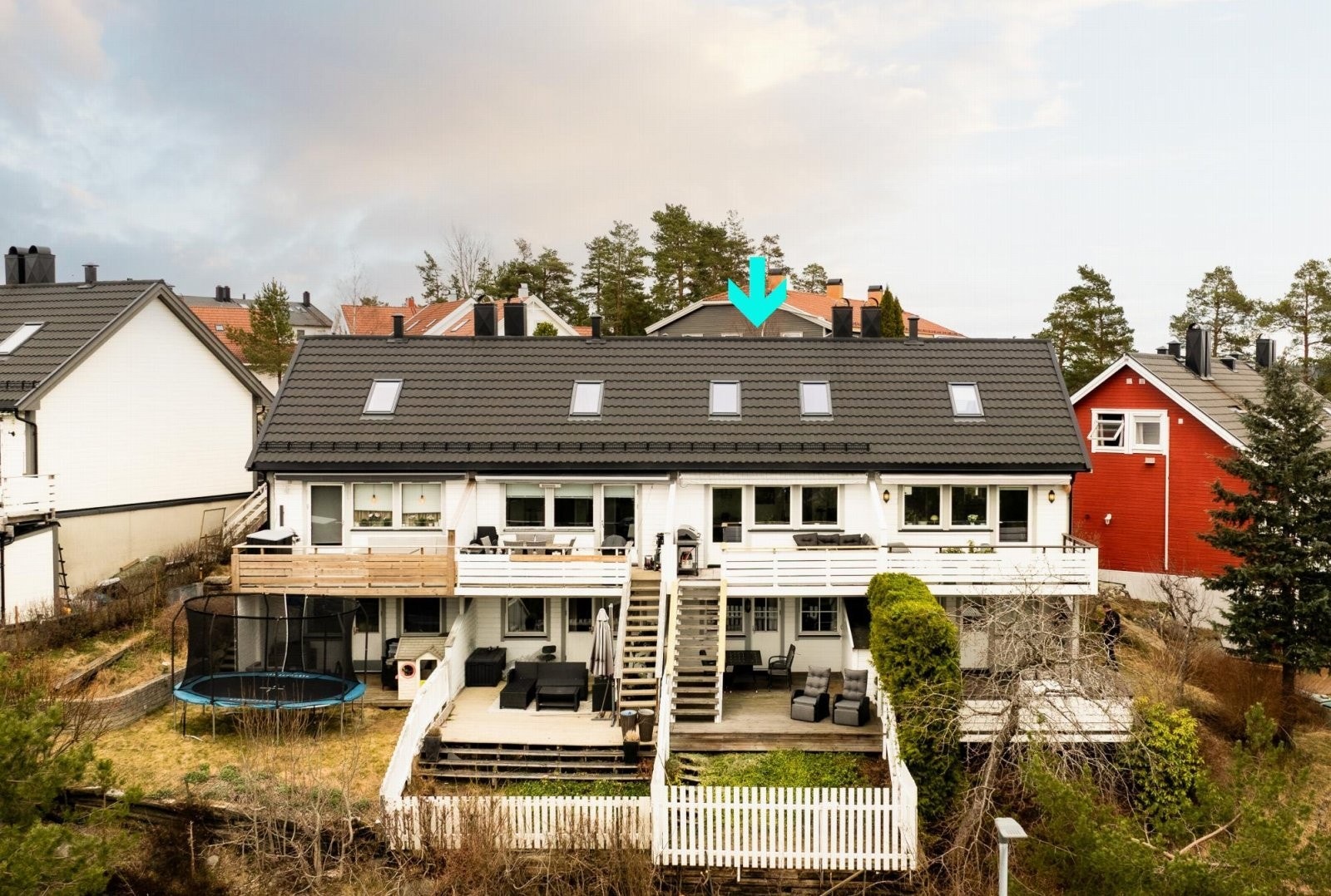 Fasade mot vest Galleribilde