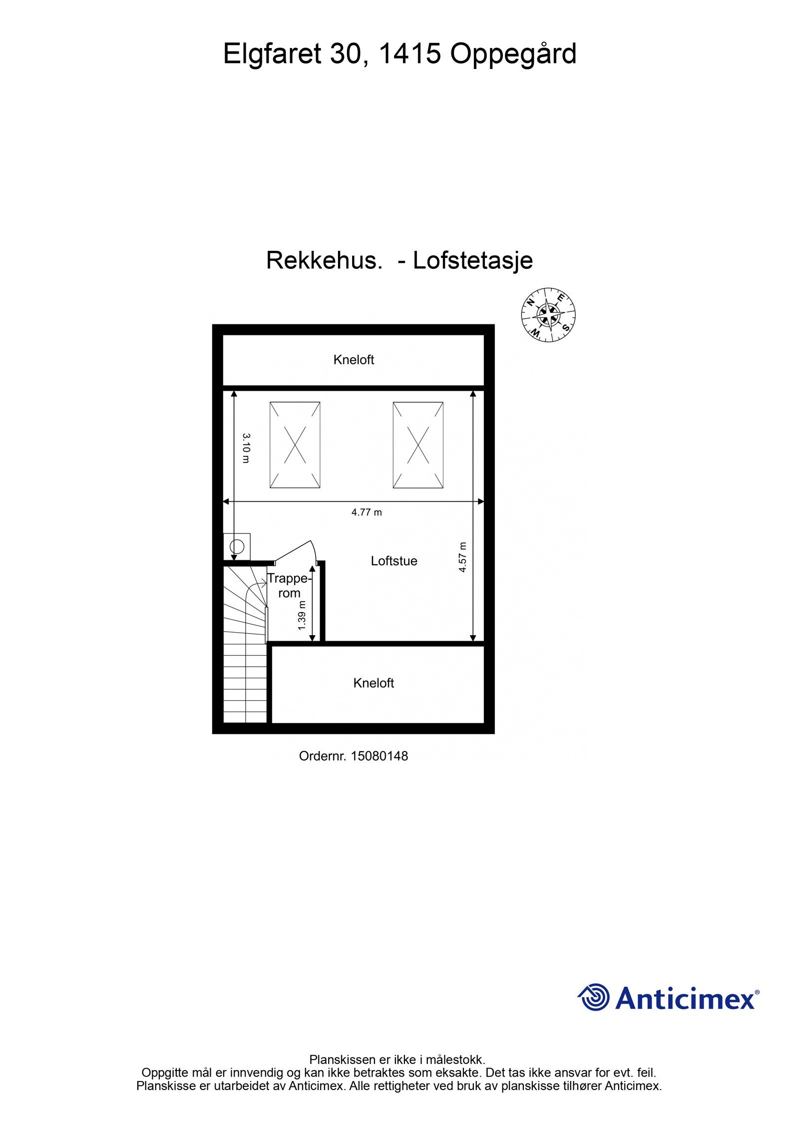Plan loft Galleribilde