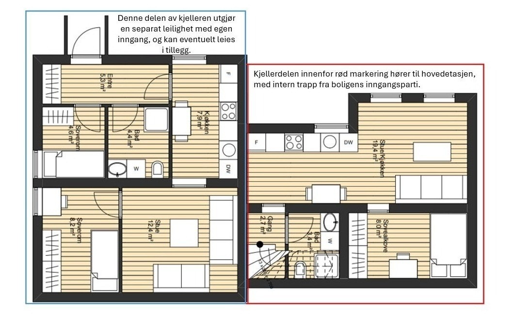 Plantegning Kjeller Galleribilde