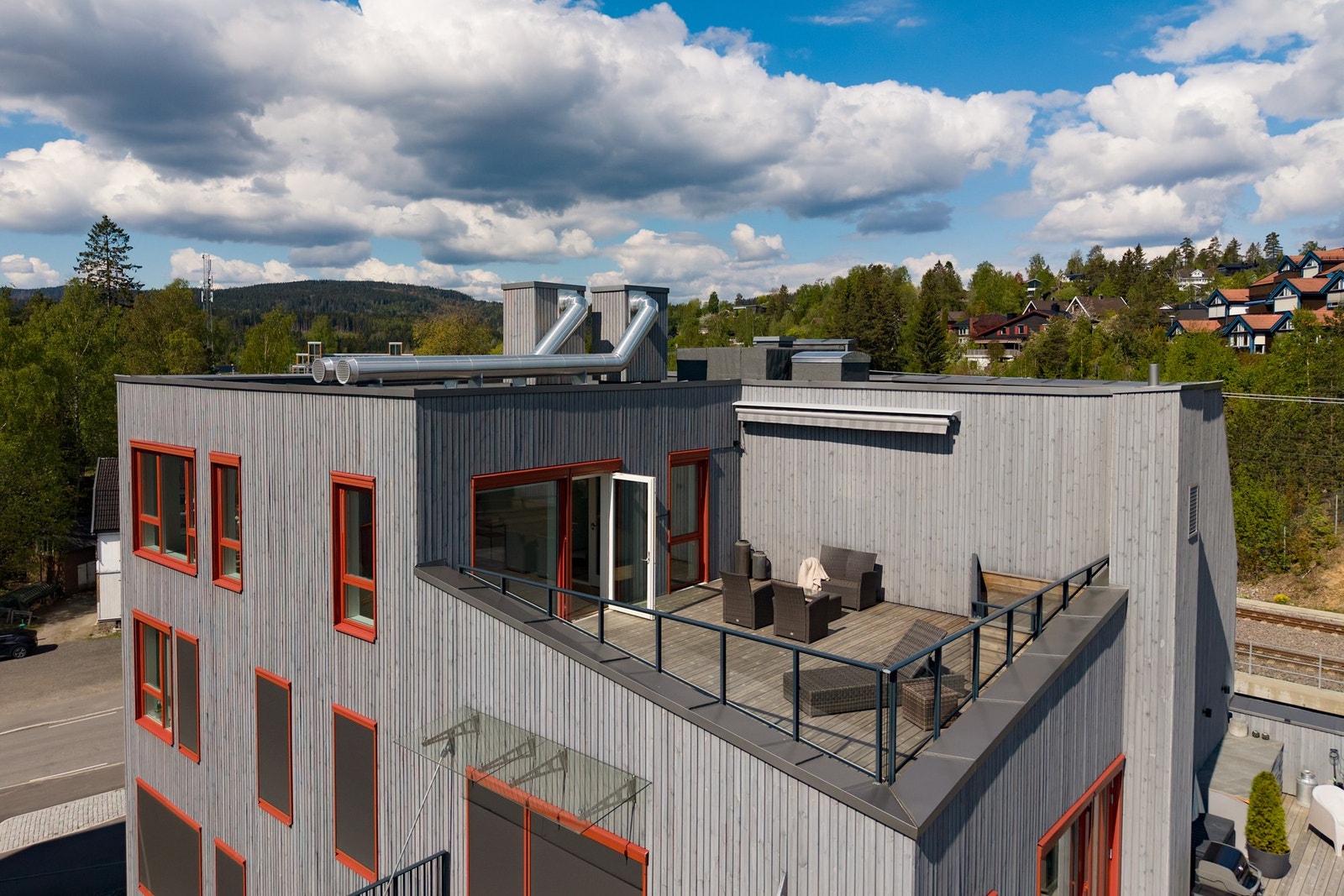 Penthouse - dette er den eneste leiligheten i 6. etasjen. Galleribilde