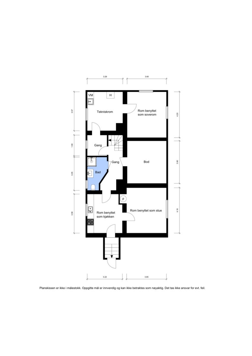 Planløsning - Kjeller Galleribilde