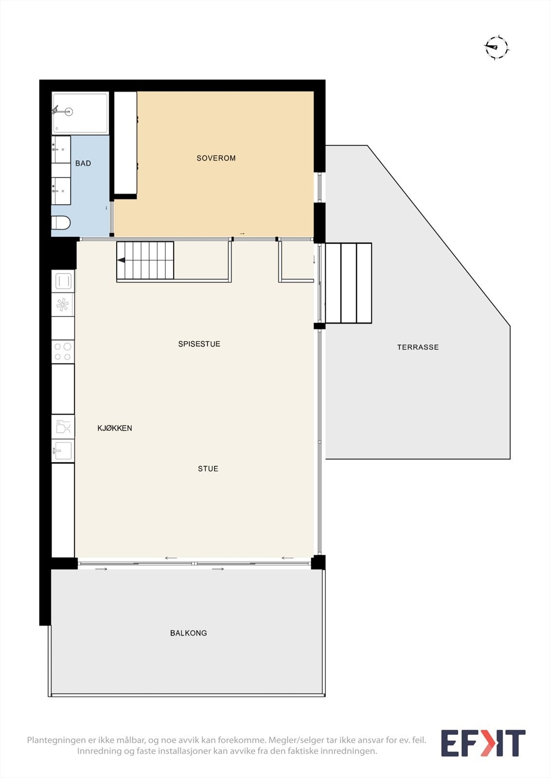 Plantegning 2. etasje Galleribilde