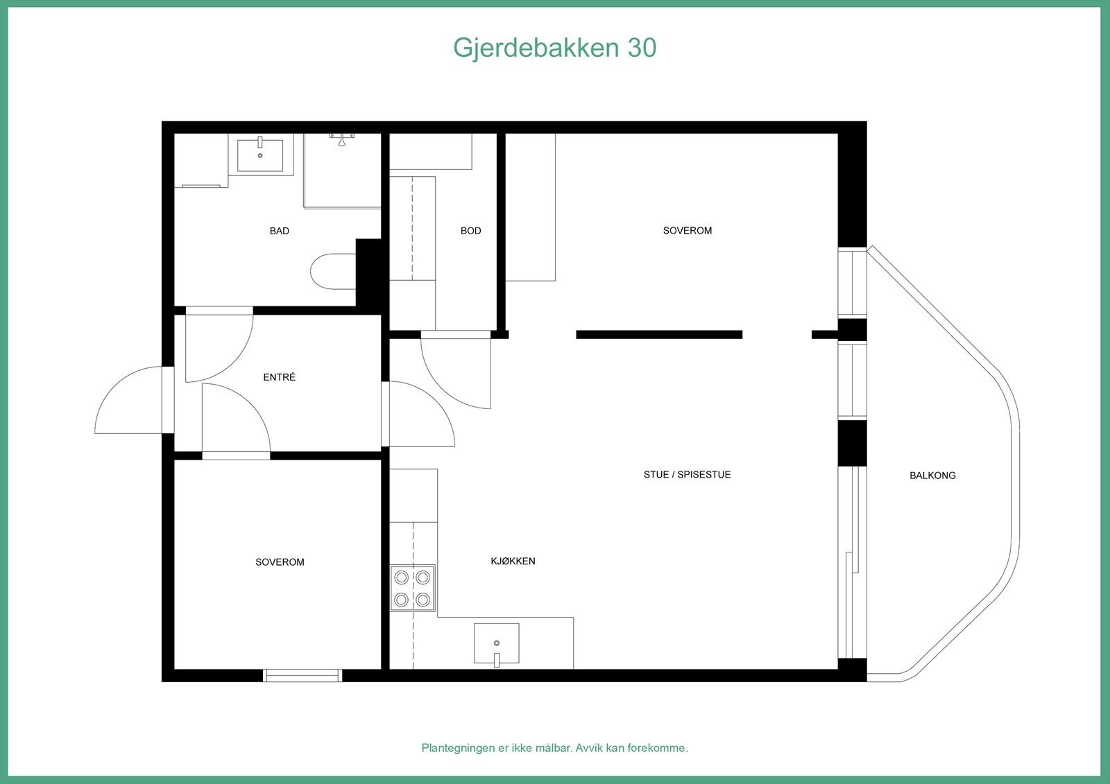 Plantegning Galleribilde