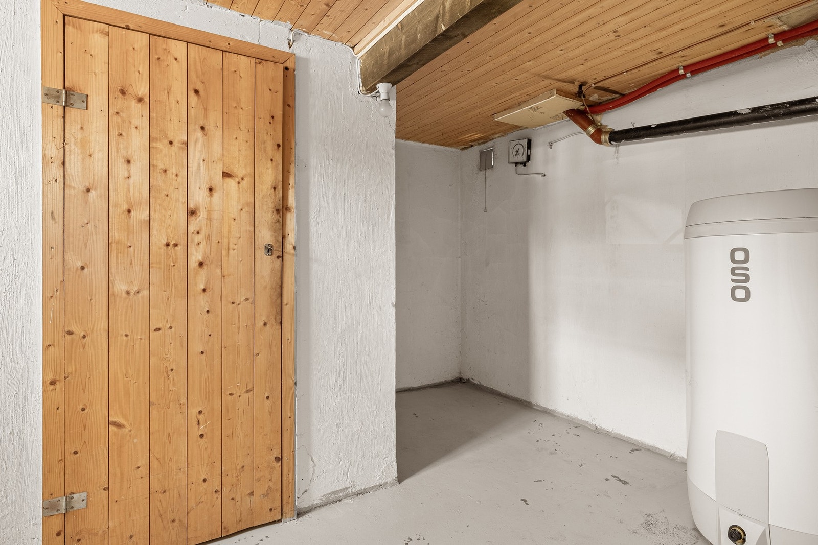 Bod i kjeller. Montert ny varmtvannsbereder i 2023. Galleribilde