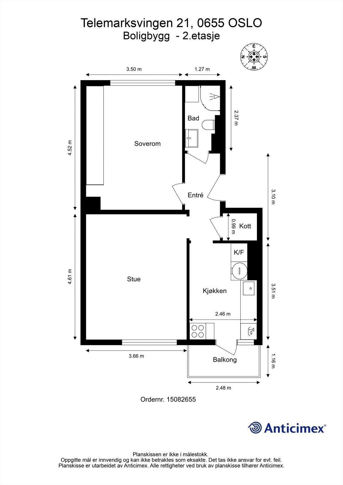 Plantegning Galleribilde