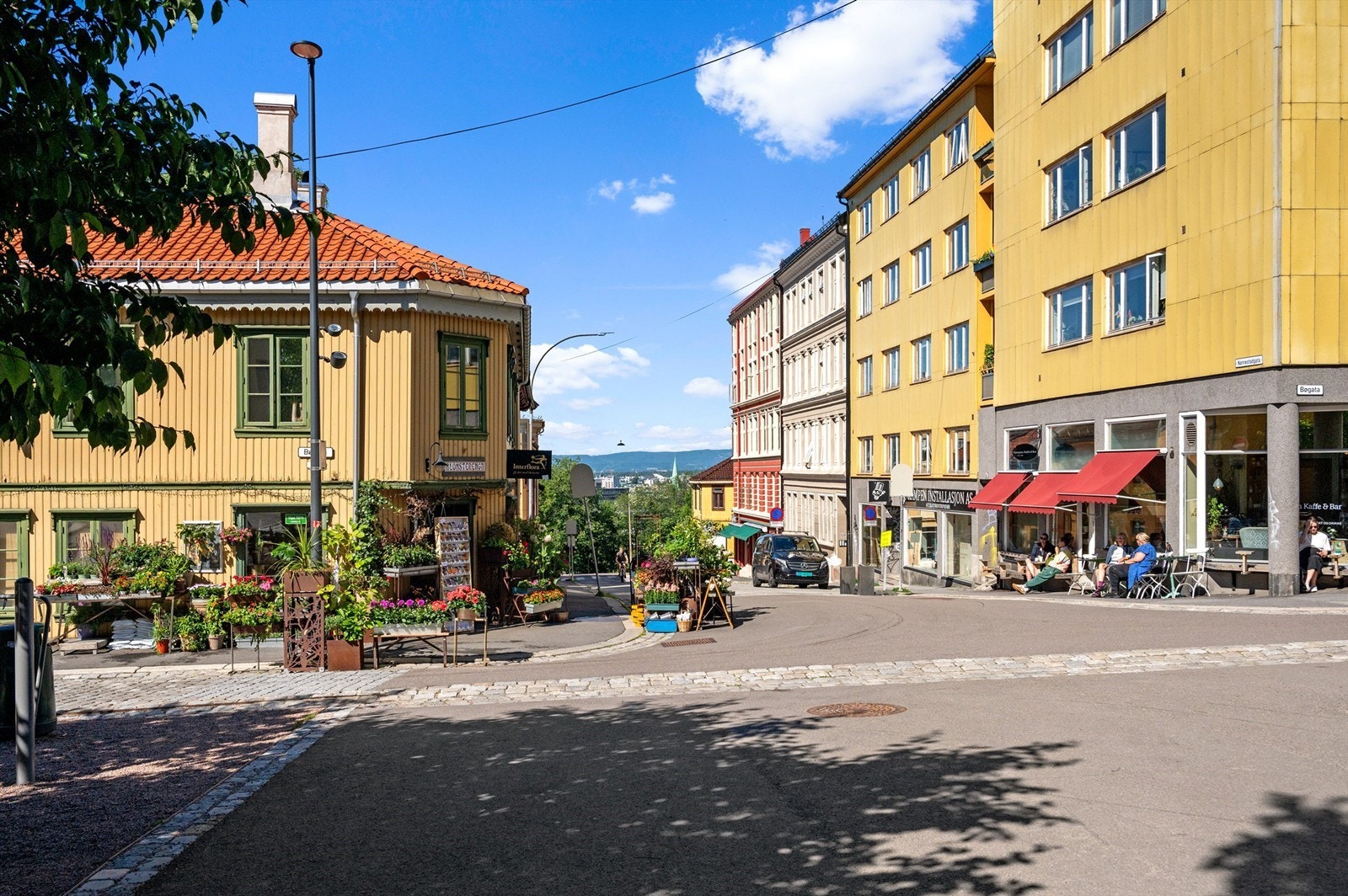 Idylliske Kampen har mye å by på, og du finner koselige kafeer og restauranter på hvert hjørne! Galleribilde