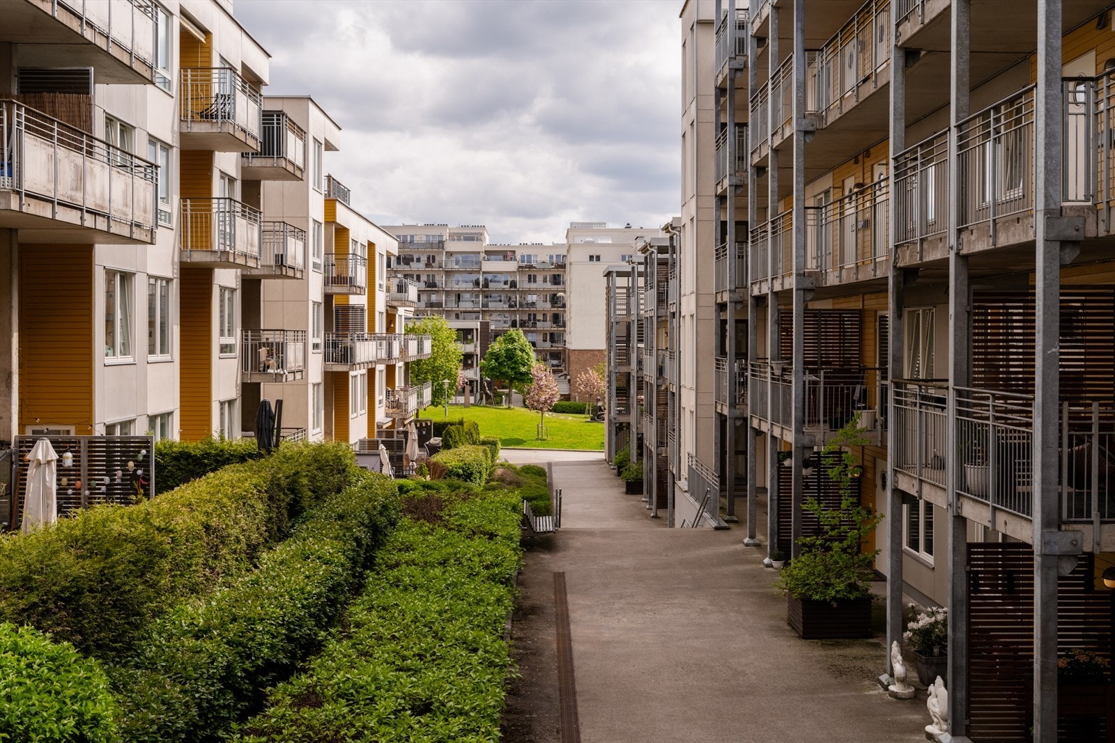 Her kan du la barna få et forsprang til parken/lekeplassen uten å bekymre deg. Galleribilde