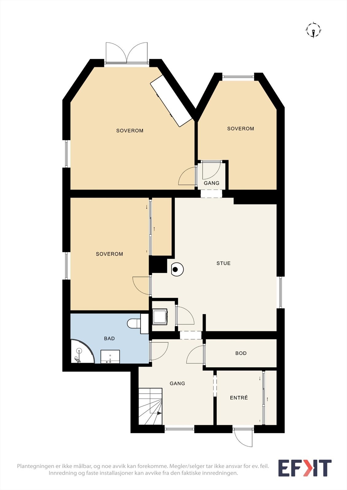 Planskisse 1. etasje Galleribilde