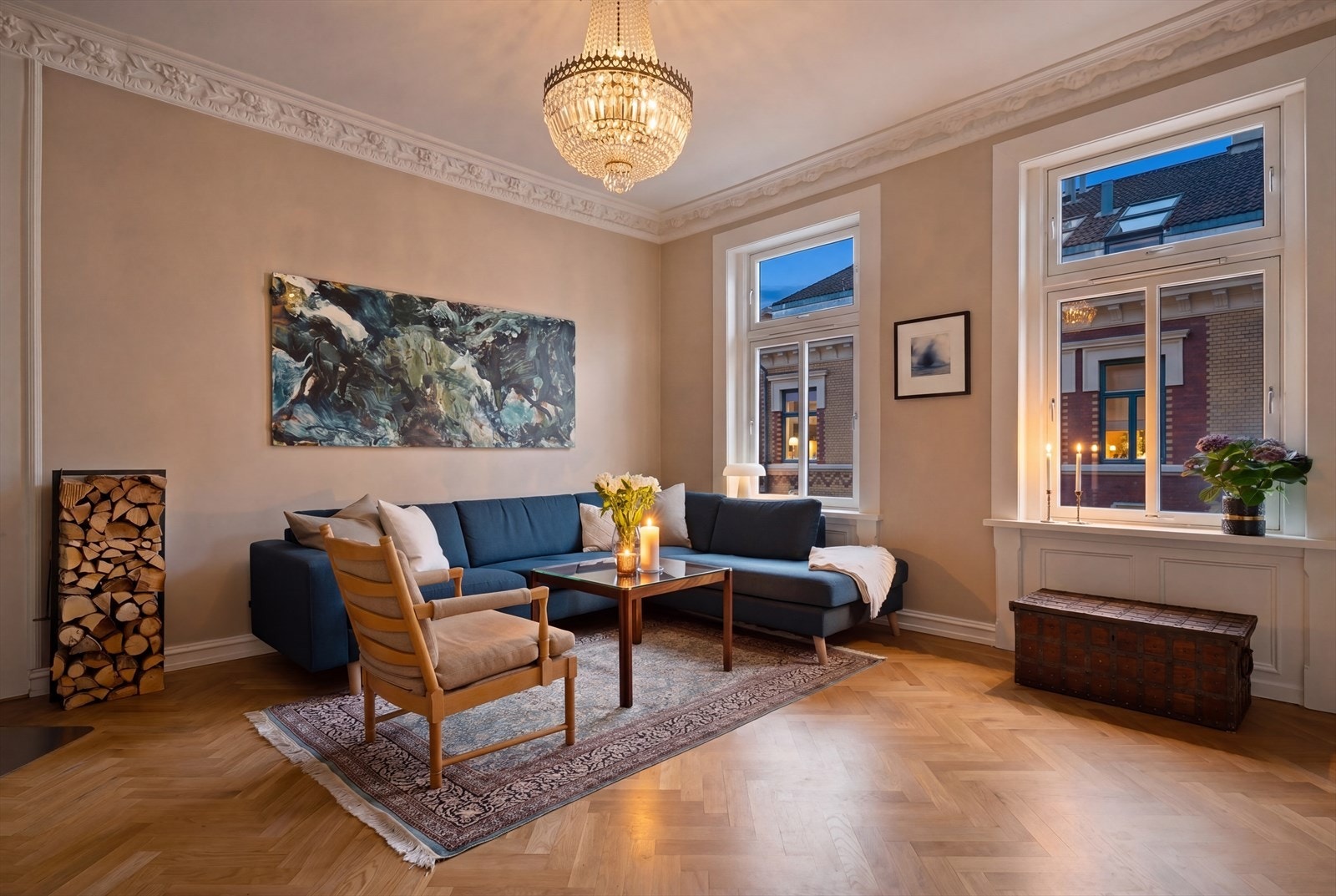 Kveldsstemning. Galleribilde