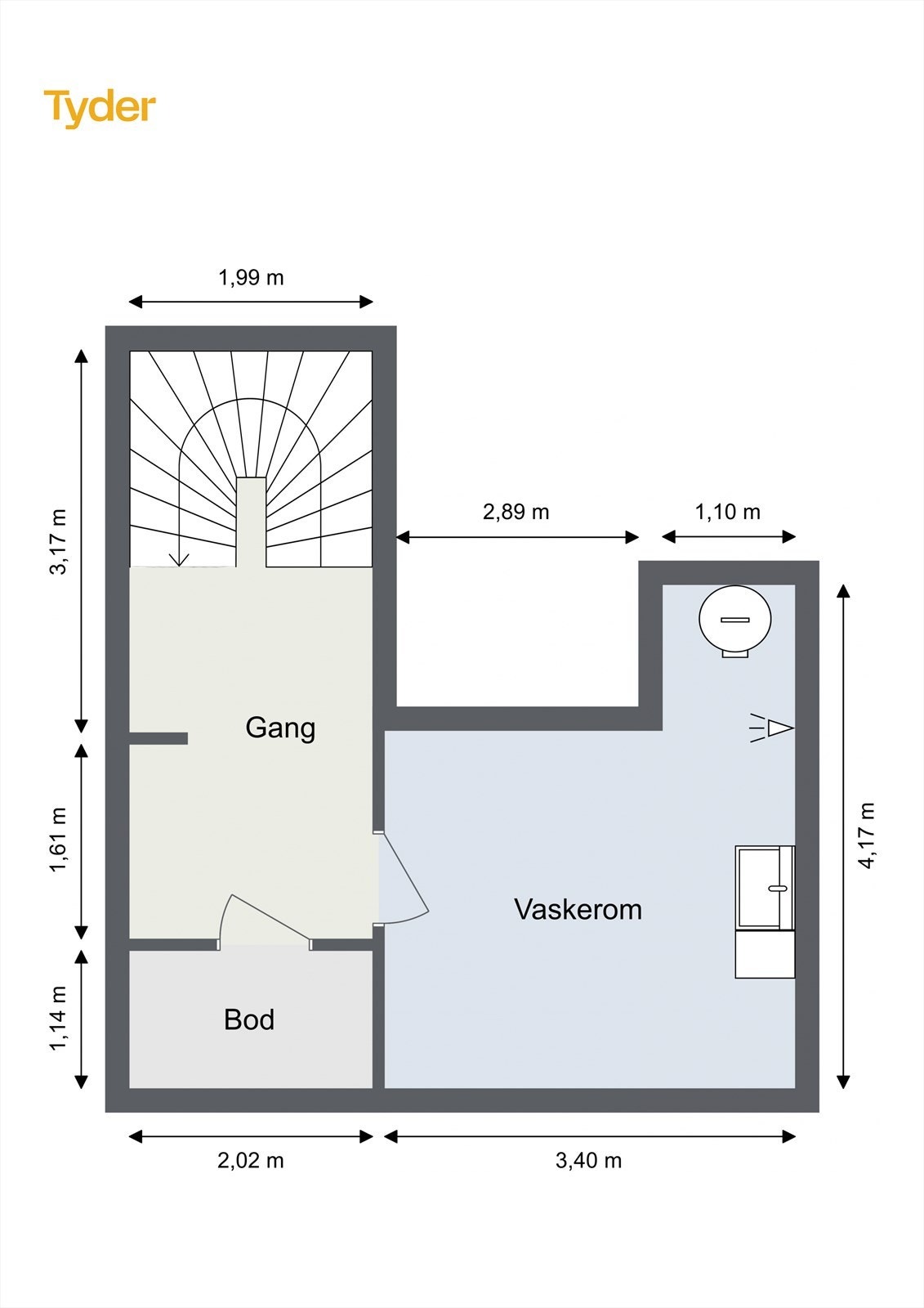 Plantegning U.etasje Galleribilde