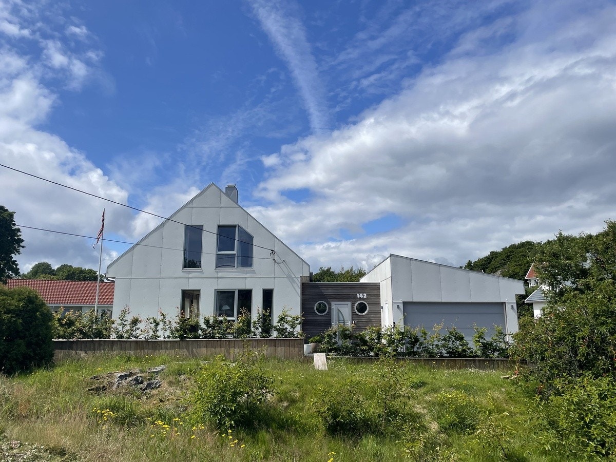 Fremsiden av huset Galleribilde