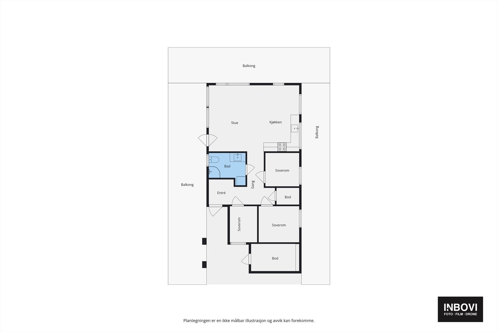 Plantegning Galleribilde