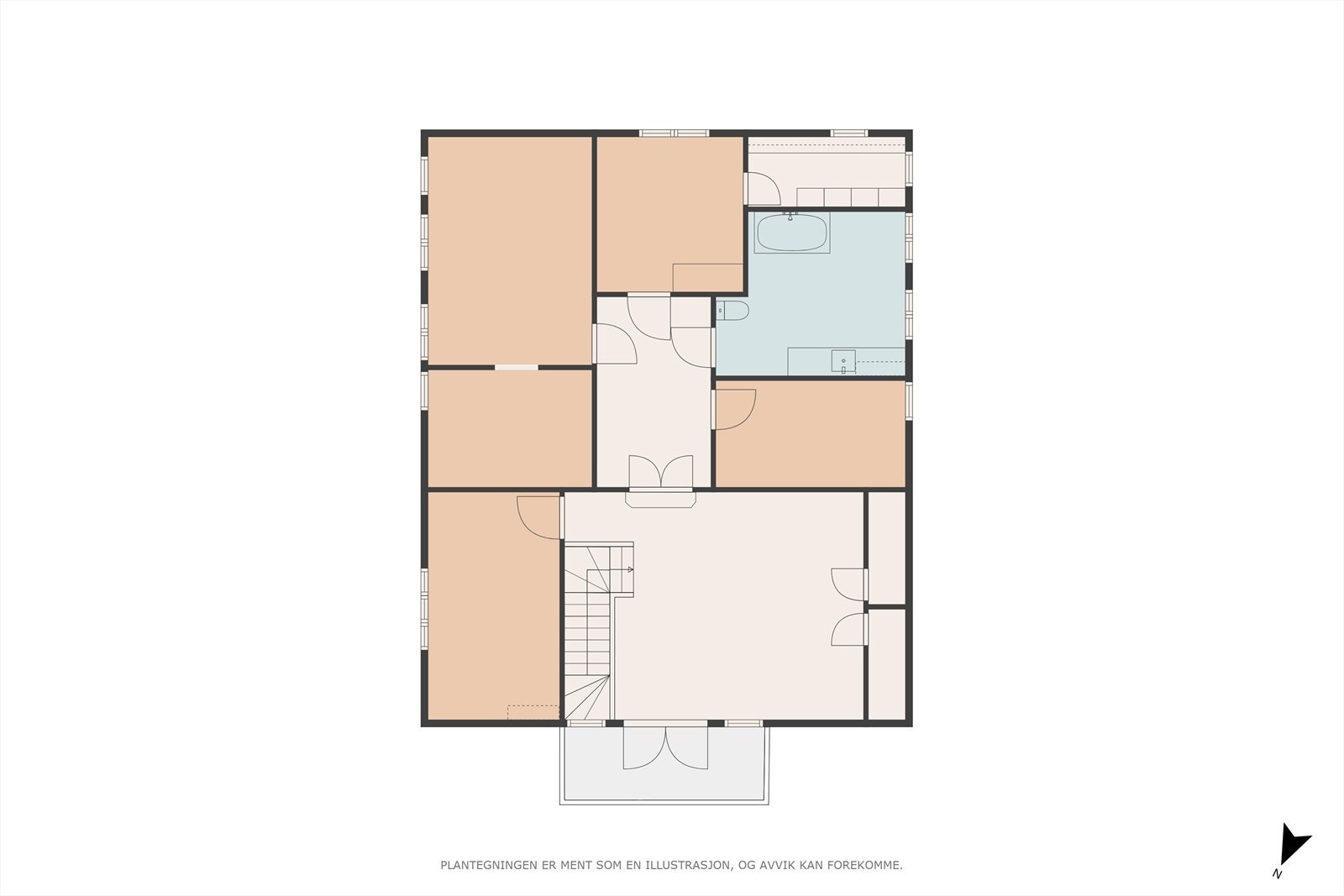 Planskisse 2. Etasje Galleribilde
