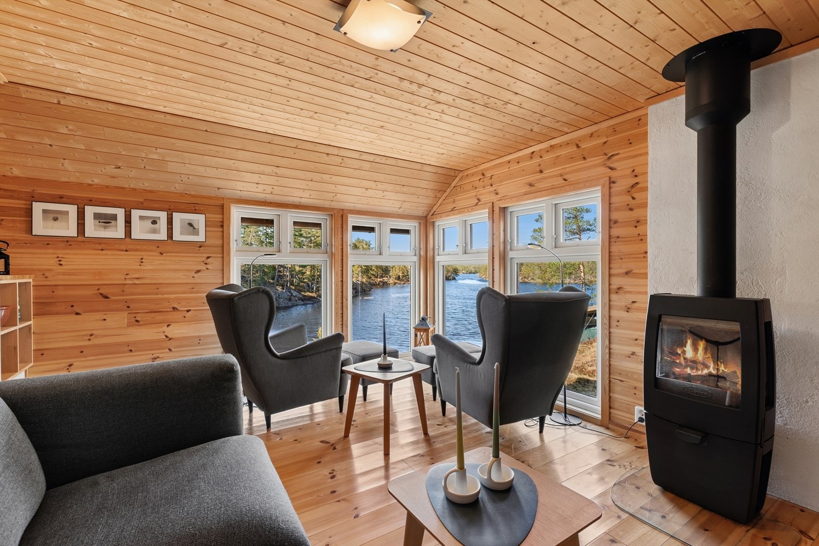Dette er en fin plass for å nyte utsikten uansett vær. Galleribilde