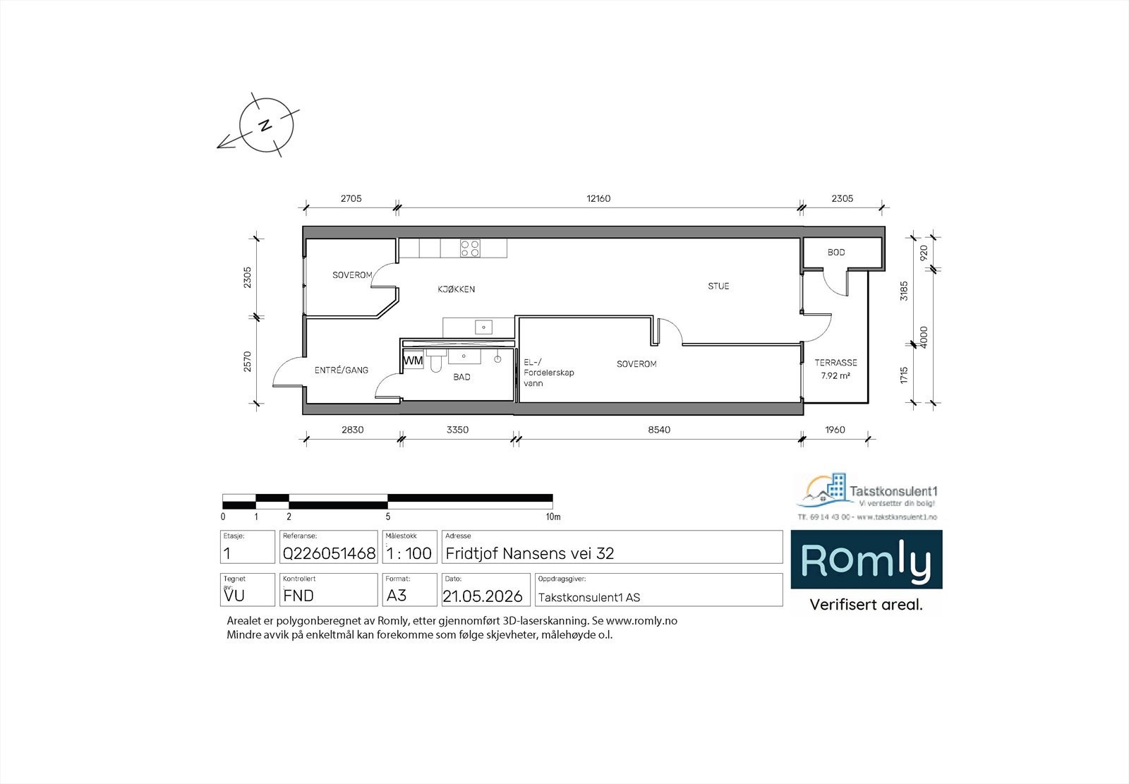 Plantegning Galleribilde
