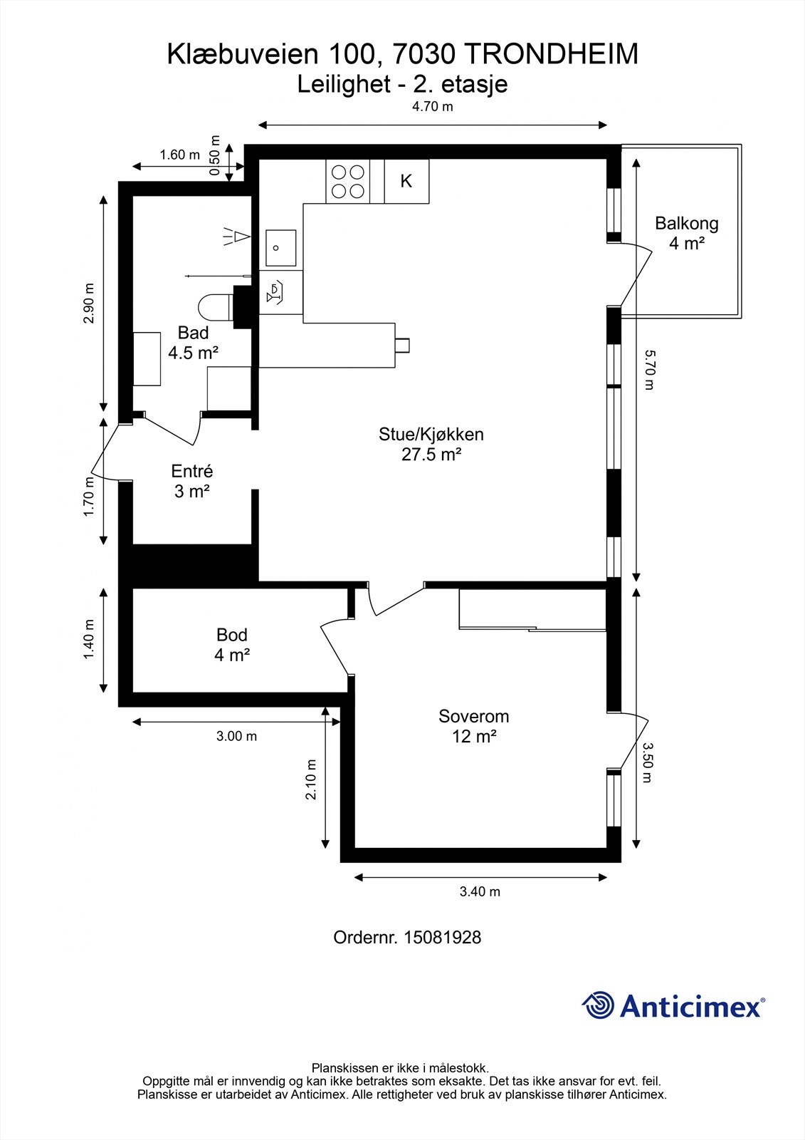 Planskisse. Galleribilde
