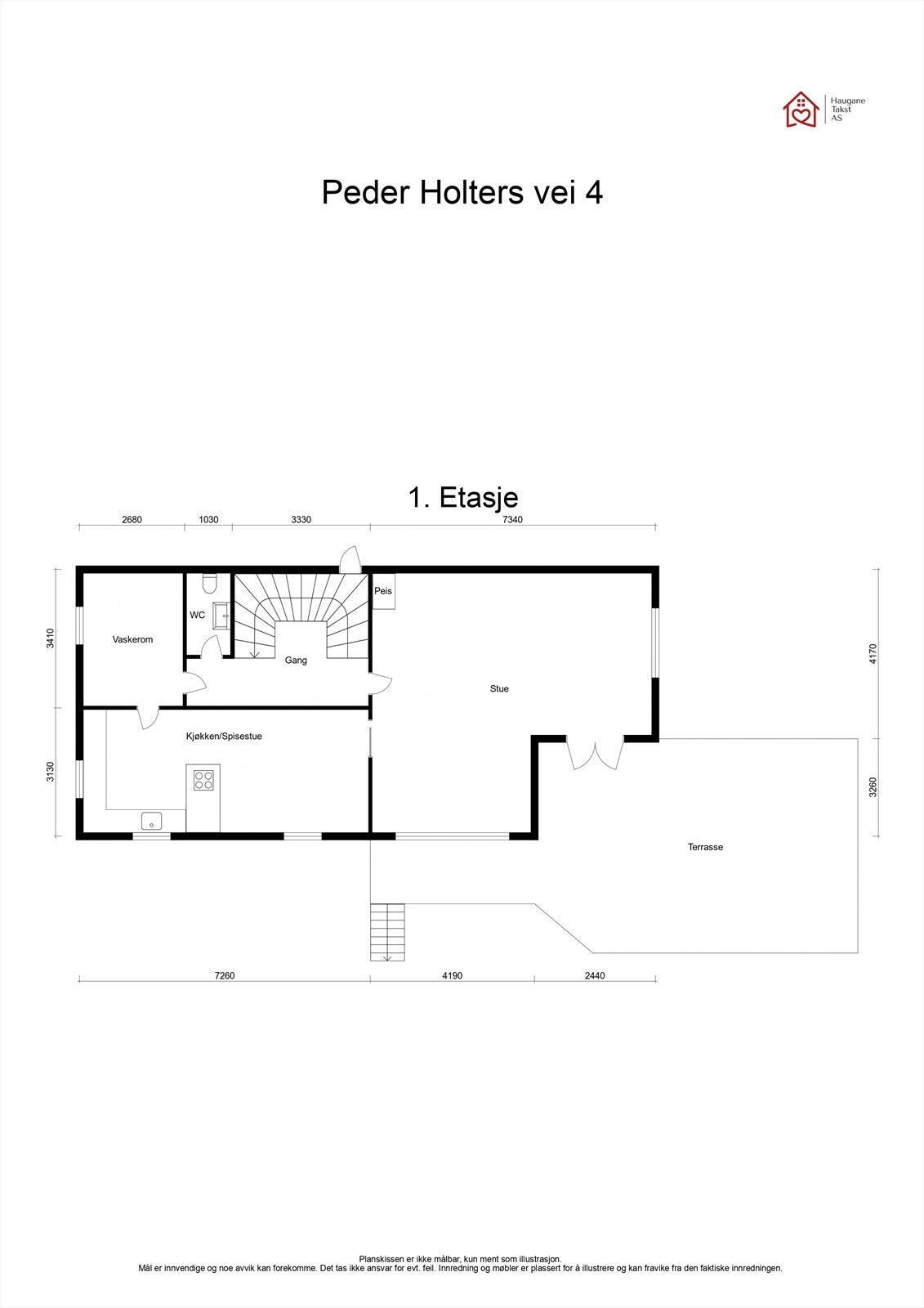 Plantegning - 1. etasje Galleribilde