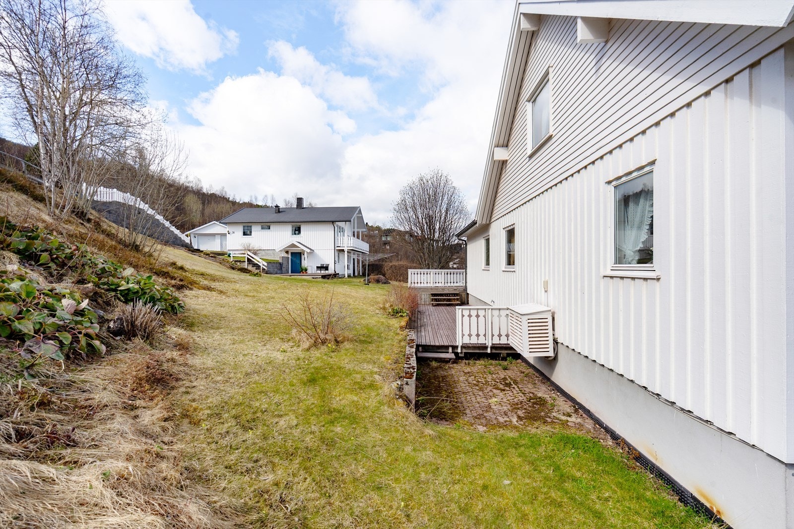 Baksider av hus Galleribilde