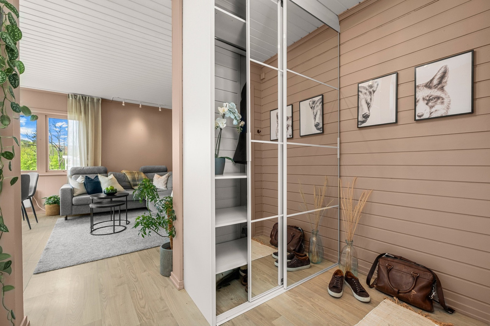 Flott og innbydende entré Galleribilde