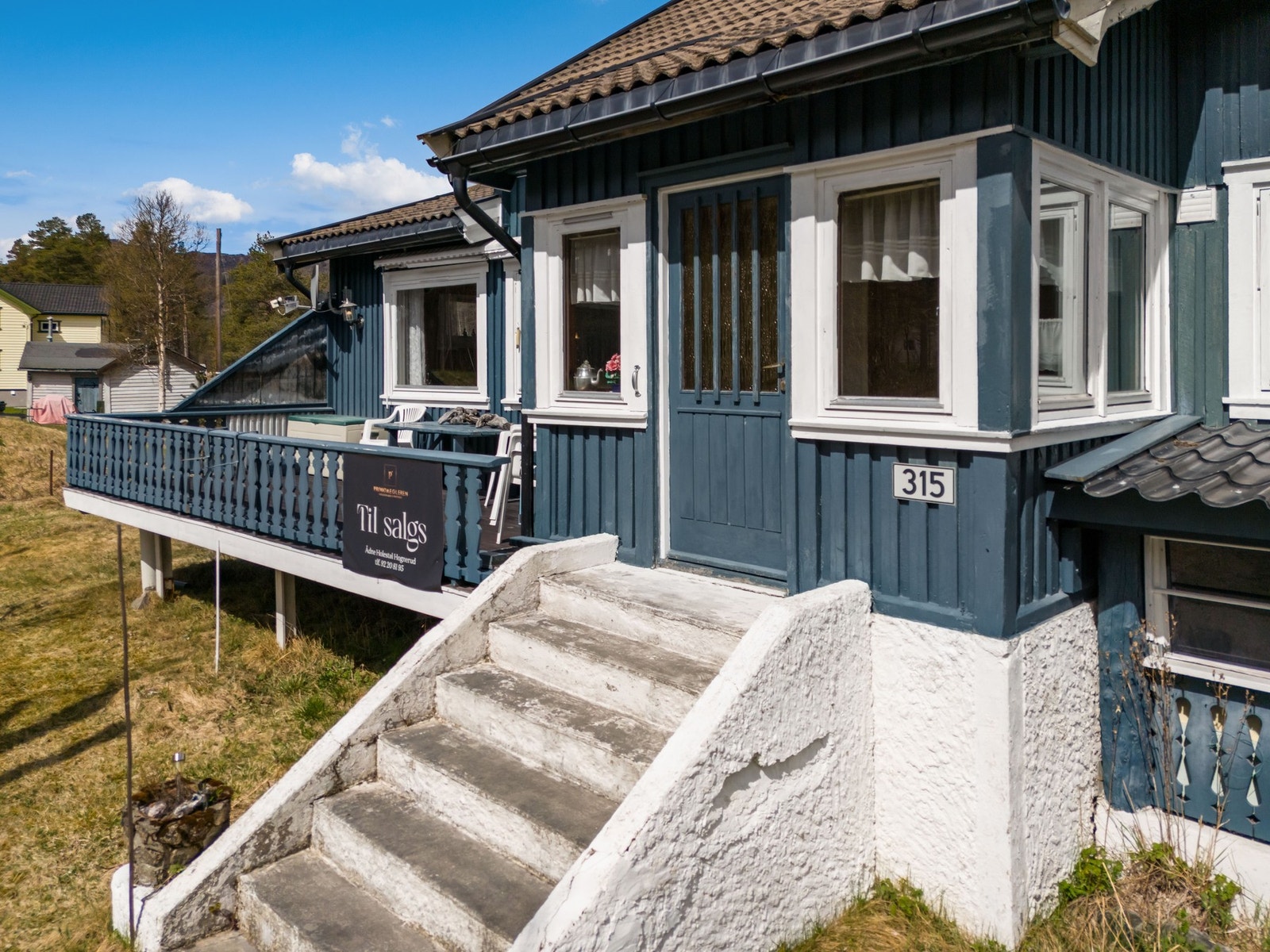 Boligen har to inngangspartier Galleribilde