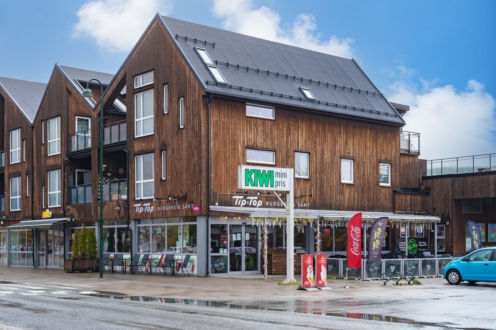 Butikk i tøffel avstand Galleribilde