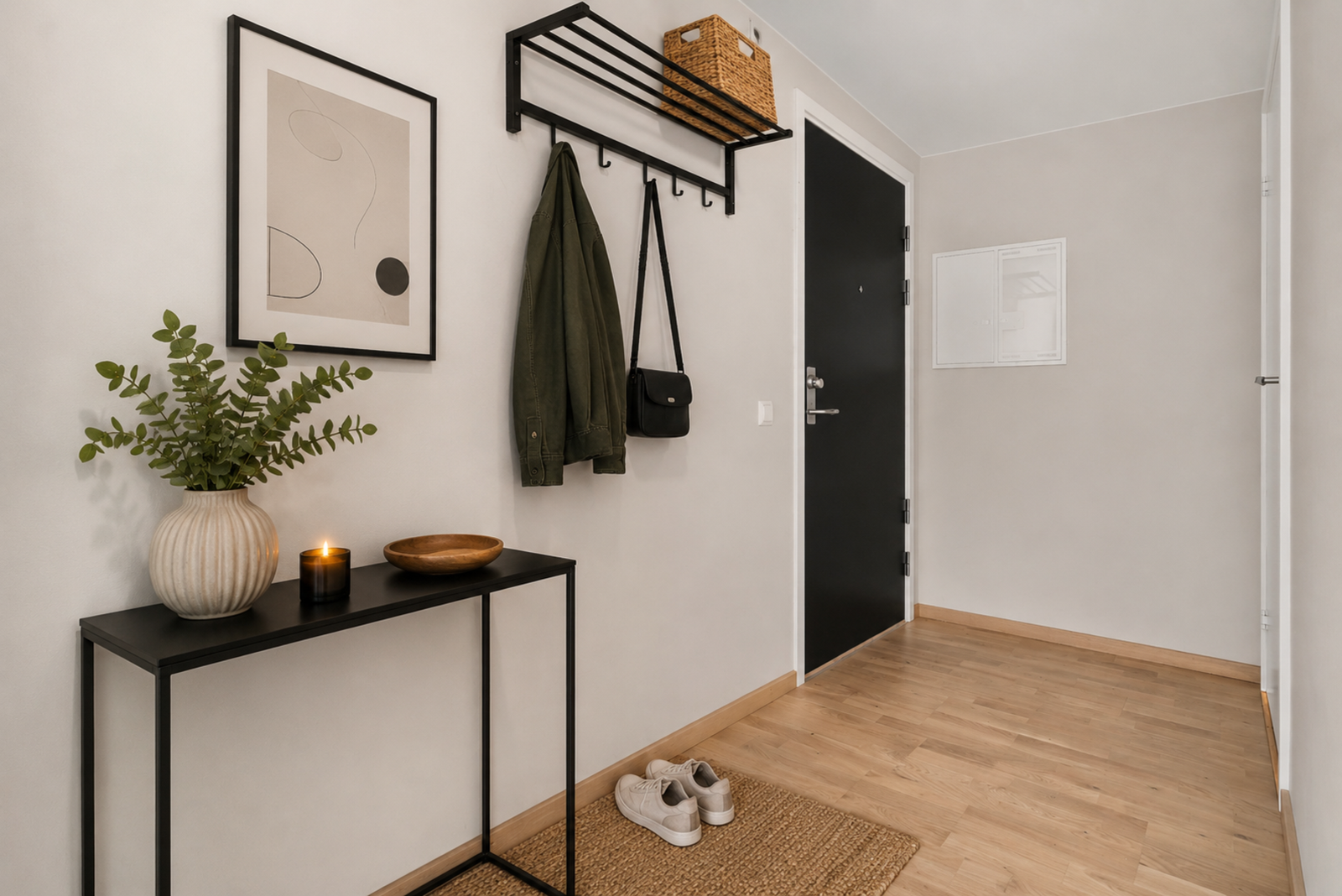 Digital styling av inngangspartiet. Galleribilde