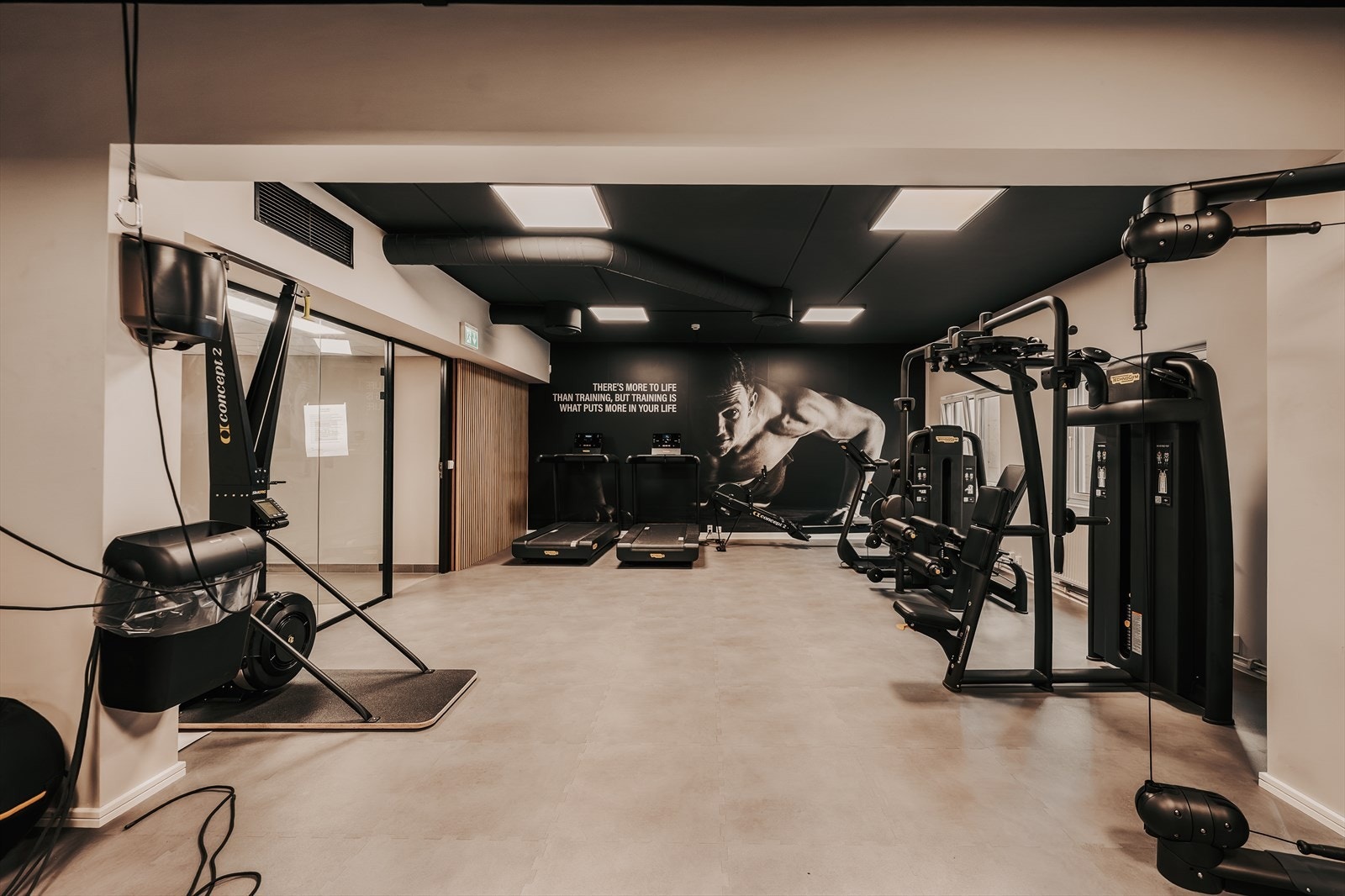 Eksklusiv tilgang til treningsstudio med kvalitetsutstyr fra Technogym (inkludert i felleskostnader). Galleribilde