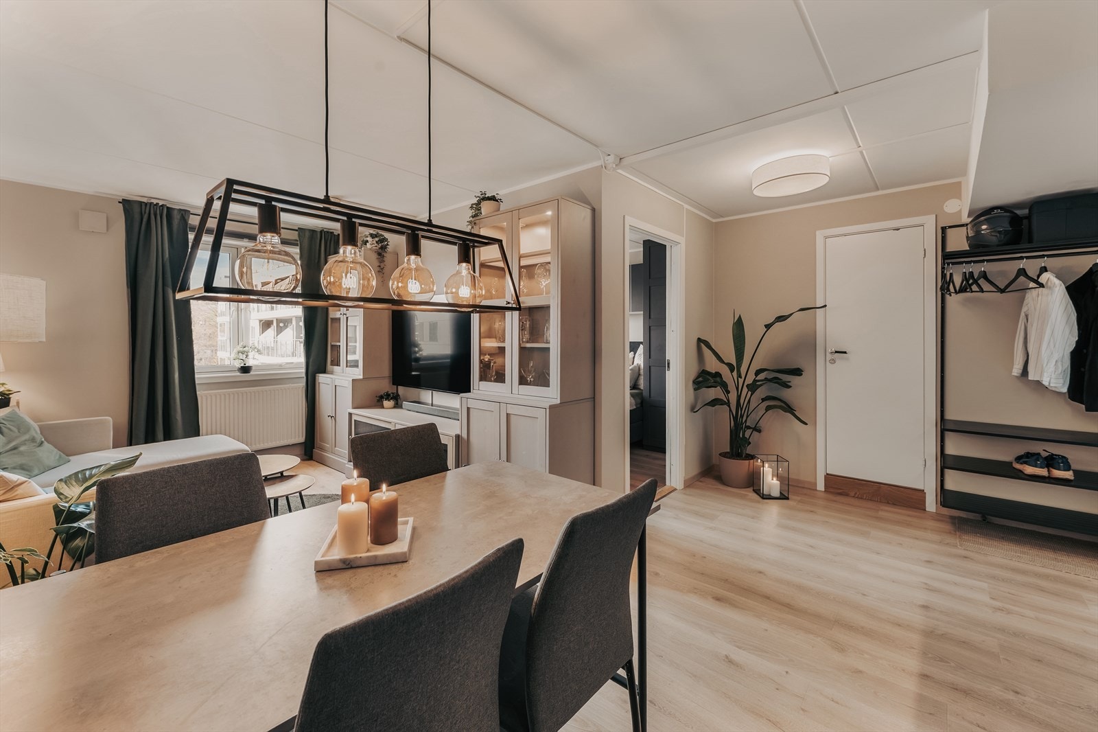 Lave felleskostnader med strøm, varmtvann og fjernvarme inkludert. Galleribilde